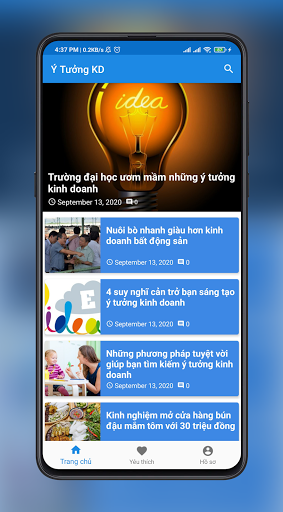 Ý tưởng kinh doanh Screen 2