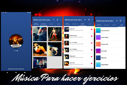 Android application Música para hacer Ejercicios screenshort