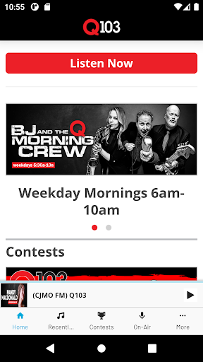 Android application Q103 screenshort