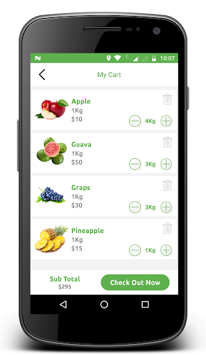 Grocery Template Screen 3