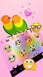 Love Parrots 3D Wallpapers Keyboard Background 6.0.1129_8 screenshots 4