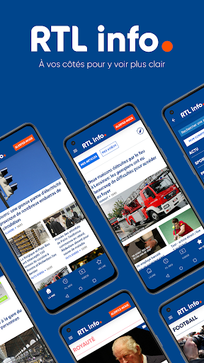 Android application RTL info. Actualités screenshort