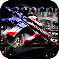 Тема для клавиатуры American Gun