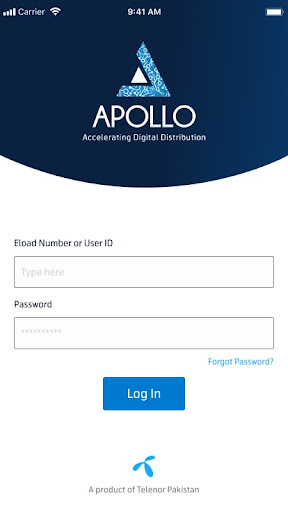Telenor Apollo Screen 2