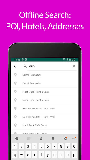 Dubai Offline Map and Travel G Screen 3