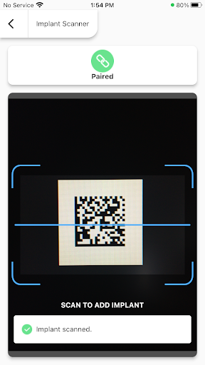 Implant Scanner Screen 3