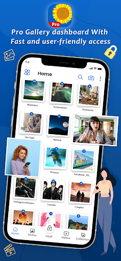 Android application Gallery Pro Hide Photo Video screenshort