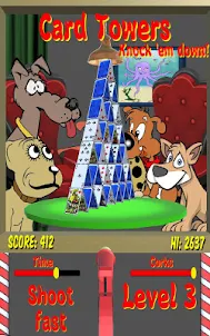 Card Towers, Knock Them Down!
