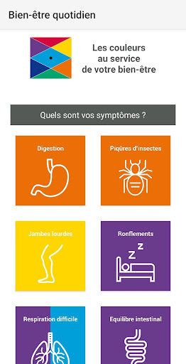 Android application Bien-être quotidien screenshort