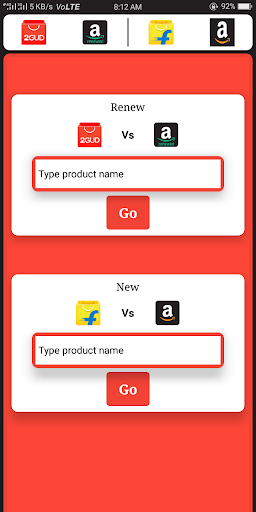 Android application 2gud vs Renewed- Refurbished o screenshort