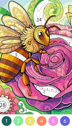 Game screenshot Tangle Color by Number Book mod apk