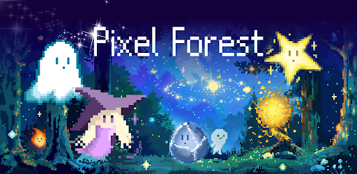 Pixel Forest - Starry Night