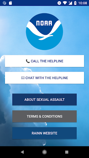 Android application NOAA SASH Helpline screenshort