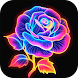 Neon Flower Wallpaper - Androidアプリ