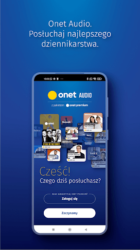 Android application Onet Audio screenshort