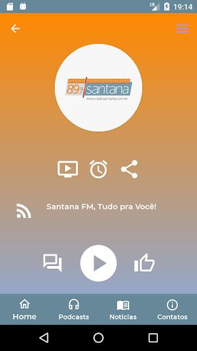 Android application Rádio Santana FM screenshort