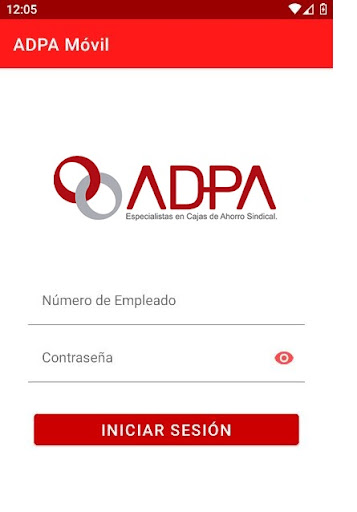 Android application ADPA MÓVIL screenshort