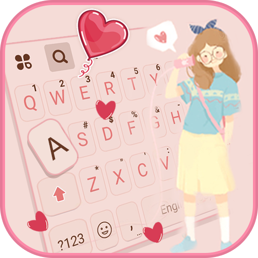 Lovely Girl Keyboard Theme logo