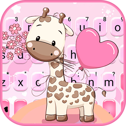 Lovely Baby Giraffe Theme logo