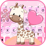 Cover Image of ダウンロード Lovely Baby Giraffe Theme 1.0 APK