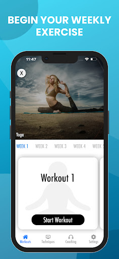 Screenshot of Yoga & Flexibility Workouts