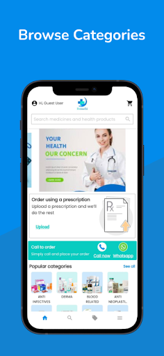 Android application RXSaathi Pharmacy App screenshort