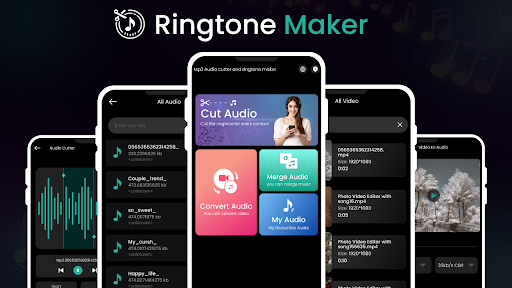 Android application Ringtone Maker and MP3 Cutter screenshort
