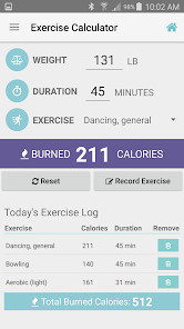 Exercise Calorie Calculator Apps On