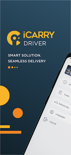 Android application iCARRY Driver screenshort