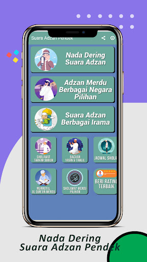 Nada Dering Suara Adzan Pendek Screen 2