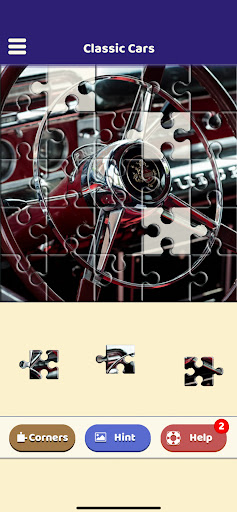 Classic Cars Puzzle Screen 3