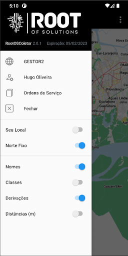 Android application RootOSColetor screenshort