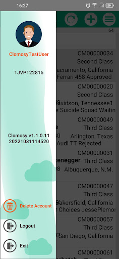 Clomosy CRM Screen 3