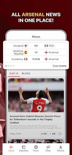 AFC Live – for Gunners fans Screenshot 2 - AppWisp.com
