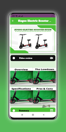 Kugoo Electric Scooter Guide Screenshot 1 - AppWisp.com