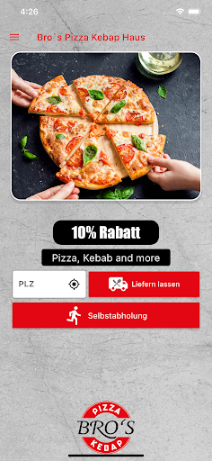 Android application Bro`s Pizza Kebap Haus screenshort
