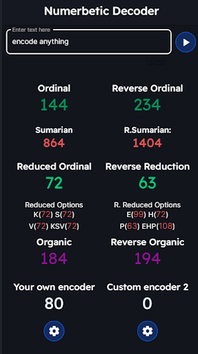 Android application Numerbetic Decoder screenshort