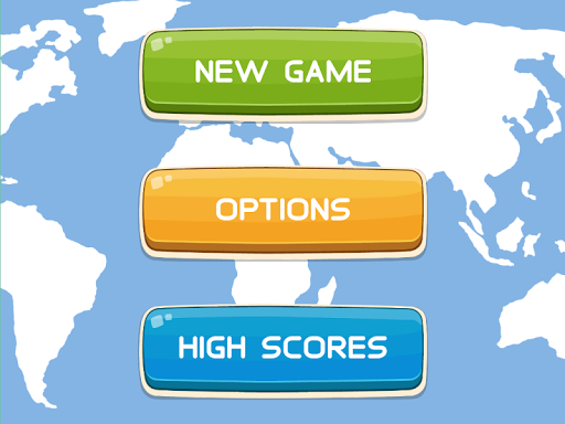 Android application Geography Map Trainer screenshort