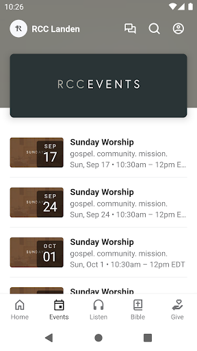 Redeemer Community Landen Screen 2