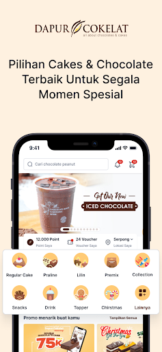 Android application Dapur Cokelat Indonesia screenshort