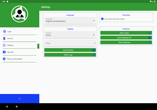 App screenshot