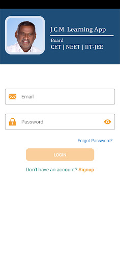 JCM Learning App Screen 2