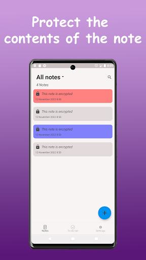 Private Note - Notes and Tasks Screen 2