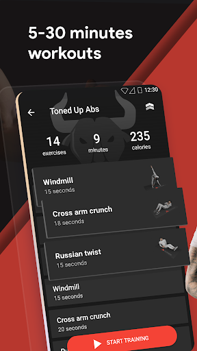 Abs Workout: Six Pack Training Screen 3