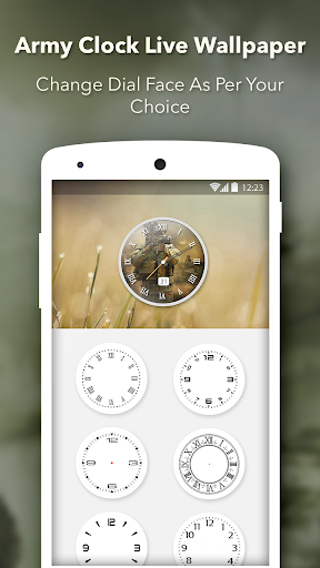 Army Clock Live Wallpaper Screen 3