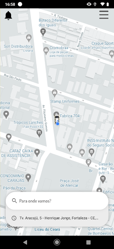 Android application In Táxi screenshort