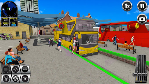 Flying Bus Driving simulator 2019: Free Bus Games 3.3 screenshots 7