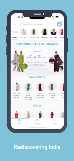 Android application Thevasa screenshort