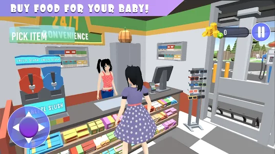 Anime Mother sim: twin Baby