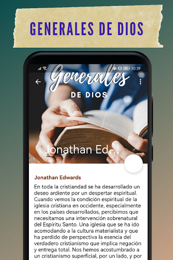 Android application Generales de Dios - Biografías screenshort
